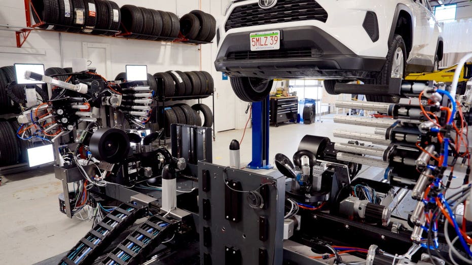 AI robot changes your tires and balances them too Sydney Private Schools