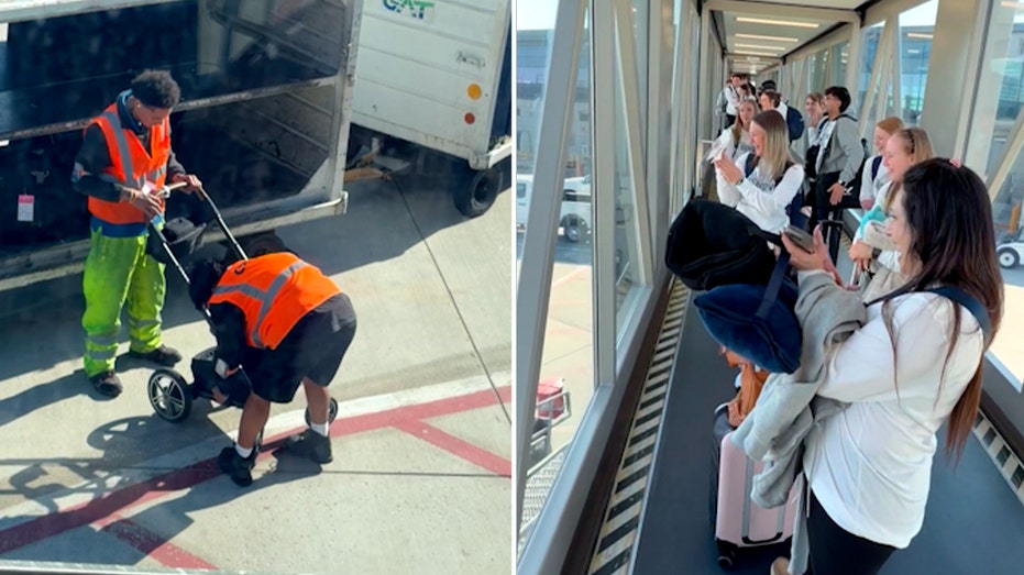 Stubborn stroller sparks chaotic airport showdown with baggage handlers in viral video Sydney Private Schools